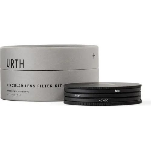 Urth 58 mm ND8, ND64, ND1000 ND Filter Kit (Plus+) - Kamera-Filter für kreative Kontrolle bei Lichtverhältnissen. Mit 20-fach nanobeschichtetem SCHOTT Glas für perfekte Schärfe und Farbneutralität. Unterstützen Sie mit jedem Kauf Aufforstungsprojekte!