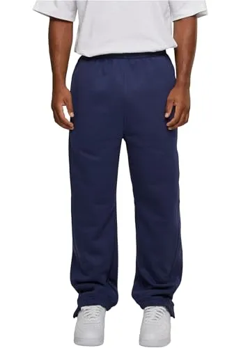 Urban Classics Herren Sweatpants, dunkelblau, 5XL - Sport – Jogginghosen für Herren, lässiger Urban Fit-Schnitt mit praktischen Reißverschlüssen und Gesäßtasche für optimalen Komfort und Stil.