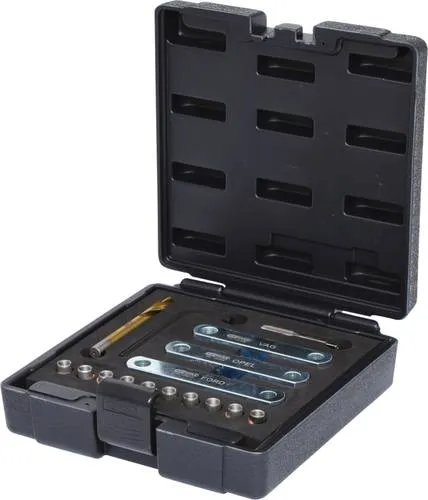 KS Tools 122.1300 Gewinde-Reparatursatz M9 x 1,25 - Gewindereparaturwerkzeuge für die professionelle Instandsetzung von defekten Innengewinden, ideal für VAG Fahrzeuge wie Golf und Audi.