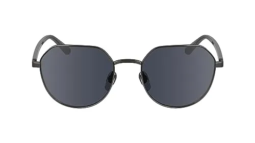 Calvin Klein Unisex CK23125S Sonnenbrille, 009 Dark Gunmetal - Sonnenbrillen für Damen mit modernem Design und schützendem Etui, ideal für stilbewusste Trägerinnen.