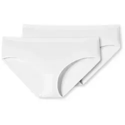 Schiesser Hipster 95/5 (2er Pack) mit flachen Nähten weiß 34