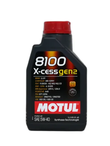 Motoröl MOTUL 111808 8100 POWER 5W-40