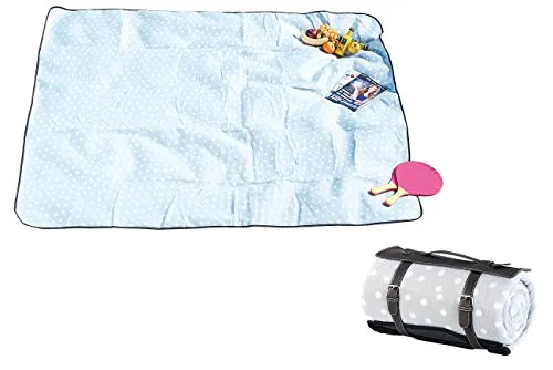 Wilson Gabor Decke wasserdicht: Wasserabweisende Fleece-Picknick-Decke, 175 x 200 cm (Wasserabweisende Outdoor, Picknickdecke, wasserdichte Taschen)
