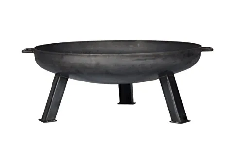 Buschbeck Feuerschale Ø 80 x H 30 cm - Eisen eisengrau - Feuerschale aus robustem Eisen, ideal für gemütliche Abende im Garten oder auf der Terrasse, mit elegantem Design in eisengrau.