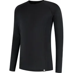 Rusty Stitches Merino Baselayer 200 - Funktionsshirt Schwarz 4XL - Hochwertiges Funktionsshirt aus 100% Merinowolle für Motorradfahrer. Leicht, atmungsaktiv und ideal für wechselnde Temperaturen. Genießen Sie Komfort und Bewegungsfreiheit bei jeder Fahrt.