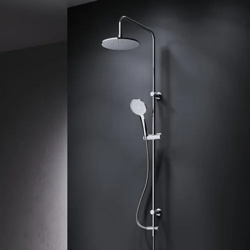 AM.PM Gem Duschsystem ohne Armatur mit Regendusche 22 cm von AM.PM