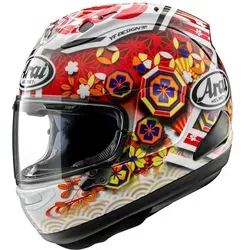 Arai RX-7V Evo Nakagami GP3 Integralhelm - Weiß/Rot/Blau/Orange - M - Premium Motorradhelm mit PB-SNC2 Außenschale und revolutionärem VAS für optimale Sicherheit und Komfort. Ideal für Rennfahrer, die höchste Ansprüche an Technik und Design stellen.