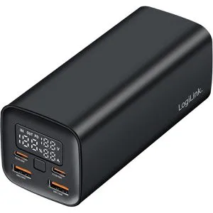 Powerbank 20000mAh 90W PD - Schnelllader für 4 Geräte - Ladegeräte & Dockingstationen mit 4 Anschlüssen und LED-Display für effizientes Laden unterwegs. Ideal für Vielreisende und Technikliebhaber.