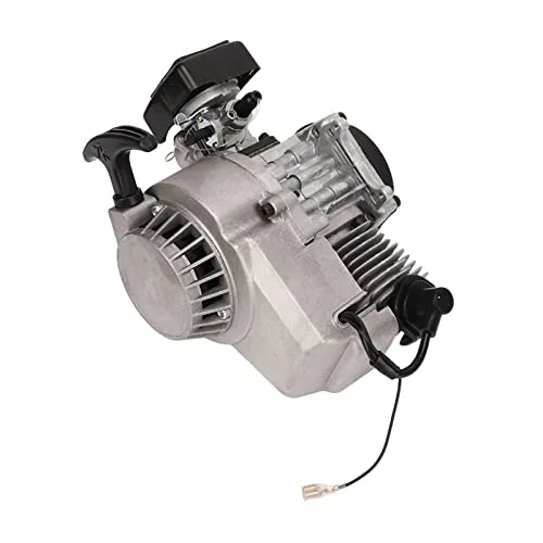 Tbest 49 Cc 2-Takt Pull Start Motor Motor, 49 Cc 2-Taotor Pull Start Motor mit Hohem Wirkungsgrad und Starker Leistung für Pocket Bike Mini Dirt Pit Bike Quad ATV