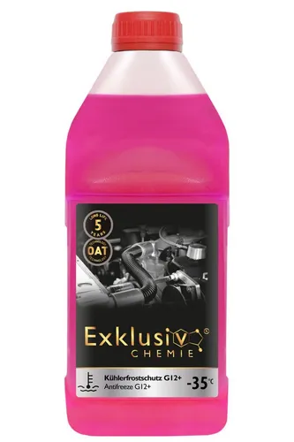 Exklusiv Chemie GmbH Kühlerfrostschutz G12+ Kühlerfrostschutz, bis -35 °C, 1 l, Gebrauchsfertig