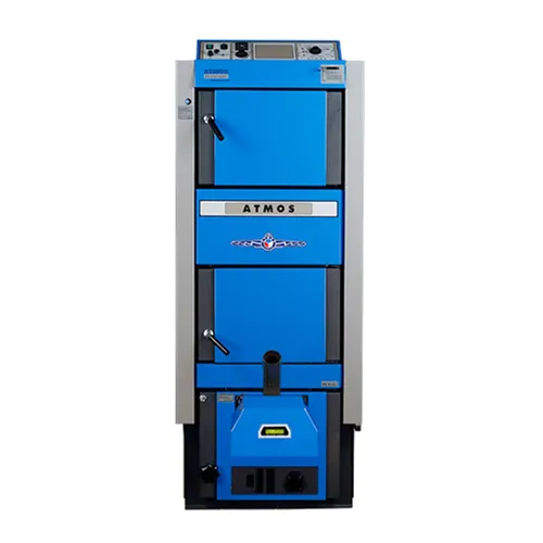 ATMOS Kombikessel DC25GSP 25 kW mit Brenner und Förderschnecke 4 m
