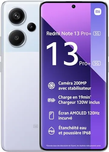 Xiaomi Redmi Note 13 Pro+ 5G Smartphone 8+256GB von Xiaomi