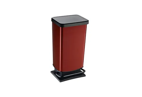 Rotho Abfalleimer 40 L Paso in rot von Rotho