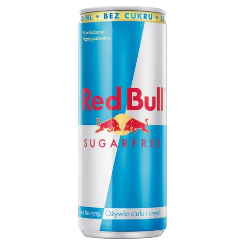Red Bull Napój energetyczny bez cukru 250 ml RED BULL 9002490200220