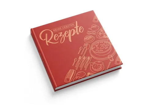 itenga Notizbuch itenga Rezeptbuch Rot