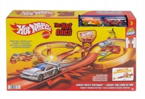 Hot Wheels Rally Crash The Hot Ones Race Track JFD11