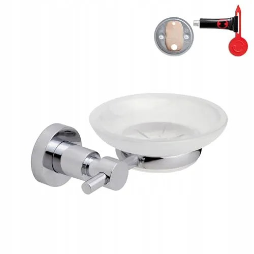 tesa LOXX Seifenschale mit Wandhalterung