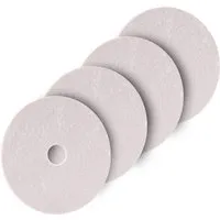 STAHLWERK Polierscheibe aus Filz 4er Set, 15 cm Durchmesser - Schleifblätter, hochwertige Polierscheibe für optimale Oberflächenveredelung, ideal zum Hochglanzpolieren, passend für STAHLWERK Kehlnahtschleifer und andere Maschinen.