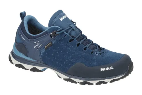 Meindl Ontario Lady GTX Damen Wanderschuh in Blau, Größe 8 - Wanderschuhe für Damen, stabil und atmungsaktiv, ideal für anspruchsvolle Touren mit optimalem Grip und hohem Tragekomfort.