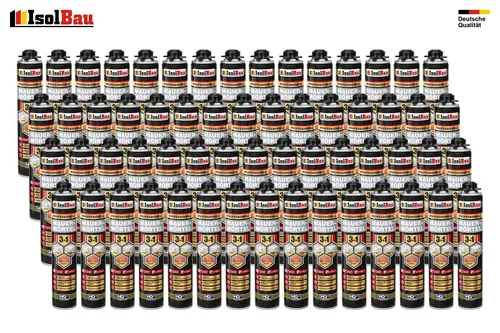 Mauermörtel Pistolenschaum Montageschaum PU-Mauermörtel Klebeschaum 60 x 750ml