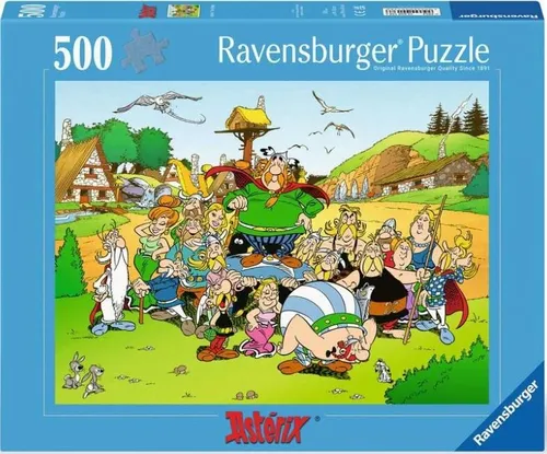 RAVENSBURGER*PUZZLE*500 TEILE*ASTERIX UND SEIN DORF*RARITÄT*NEU+OVP