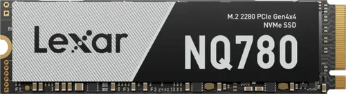 Lexar NQ780 1TB SSD - Festplatte mit NVMe PCIe Gen4x4, bietet blitzschnelles Booten und Ladezeiten, ideal für Gamer und Entwickler, die Höchstleistung verlangen.
