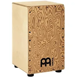 Meinl Percussion Woodcraft Professional Cajon - Snare Cajon mit tiefem Bass-Sound - Percussion - Hochwertige Sitztrommel mit 9-lagigem Korpus aus baltischer Birke und Makah Burl für satten Sound. Ideal für Jam Sessions und Auftritte, ausgestattet mit rutschfesten Füßen und handumsponnenen Stahlsaiten.