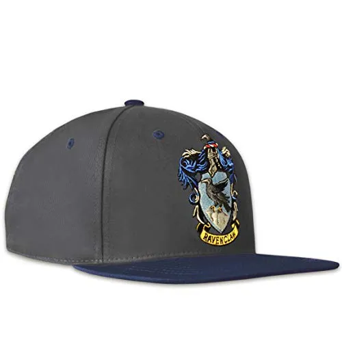 Logoshirt®️ Harry Potter Ravenclaw Snapback Cap - Fun-Bekleidung mit authentischer Ravenclaw Stickerei, verstellbar für optimalen Sitz und idealer Sonnenschutz für Frühling und Sommer.