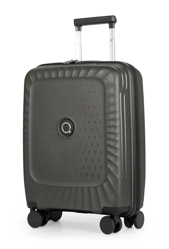 Hauptstadtkoffer Kotti - leichtes Handgepäck 55x40x20, Koffer PP (Recycelt) Bordgepäck-Trolley Flugzeug Handgepäckkoffer nachhaltig, TSA, Titan