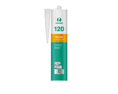 Ramsauer Dichtstoff Ramsauer 120 Neutral Silikon Dichtstoff 310 ml Kartusche, Weiß