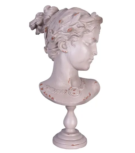 Figur JUGENDSTIL BÜSTE Antik FRAUENBÜSTE Frauenkopf Kopf Mädchenbüste Shabby