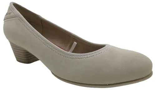 s.Oliver Pumps Beige 41 EU - Elegante Pumps in Größe 41 EU mit 4,5 cm Absatzhöhe. Bequemes Slip-on Design und stilvolles Rundkopf-Design, ideal für jeden Anlass.