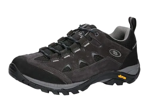 Brütting Unisex Mount Bear Low Traillaufschuhe, anthrazit, 46 EU - Laufschuhe für Herren und Damen, mit atmungsaktivem Nylon-Obermaterial und rutschfester Gummisohle für optimalen Grip auf Trails.
