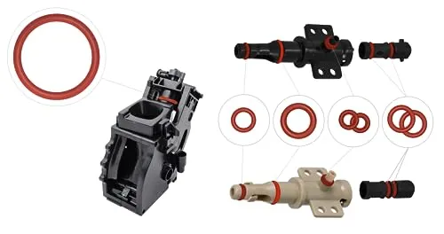 BremerLuft Dichtung O-Ring Wartungssatz für Supportventil Brühgruppe Auslaufventil passend für Phillips Saeco Spidem Gaggia (7 x O-Ring)