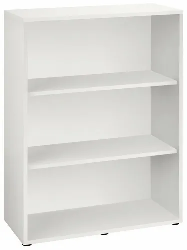 Aktenregal - weiß matt - 109 cm - Aktenregal aus Holzwerkstoff in elegantem Weiß matt, ideal für Büroorganisation und Platzersparnis. Lieferung bis in die Wohnung mit Terminabsprache.