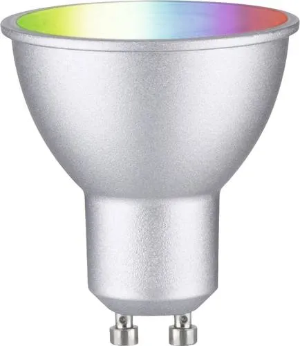 Paulmann Home LED-Leuchtmittel GU10 EEK: F (A - G) 4.8 W RGBW Chrom (matt) 29149