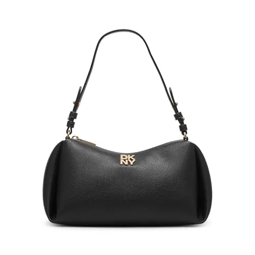 Stilvolle DKNY Remy Schultertasche 27 cm in Schwarz - Elegante Handtasche aus hochwertigem Material, ideal für jeden Anlass und bietet ausreichend Platz für Ihre Essentials.