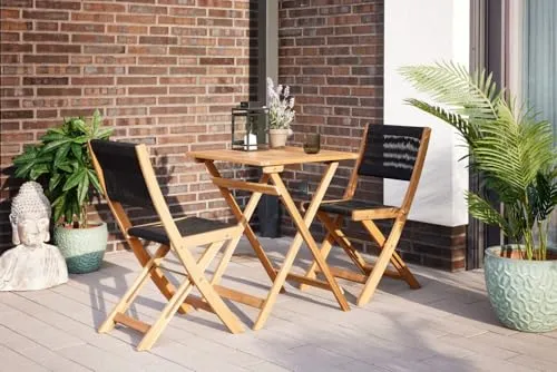 Primaster Balkonmöbel-Set Stresa - Loungemöbel & Sitzgruppen, stilvolles Design für entspannte Stunden auf dem Balkon oder der Terrasse