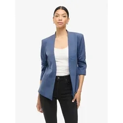 Viher New 3/4 Blazer -Noos - Damen Blazer von Vila, normal geschnitten mit eleganten Fly-Away Kragen, perfekt für jeden Anlass.