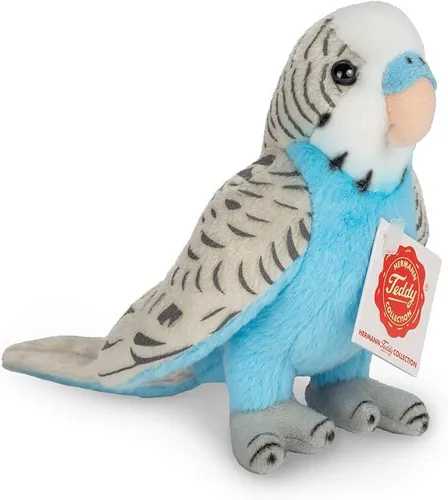 Teddy Hermann 94159 Wellensittich blau 13 cm NEU OVP<