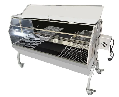 Beeketal Spanferkelgrill, BSGW-150G - Spanferkelgrill mit 150 cm Grillfläche, ideal für Familienfeiern und Grillpartys, sorgt für perfektes Grillvergnügen.