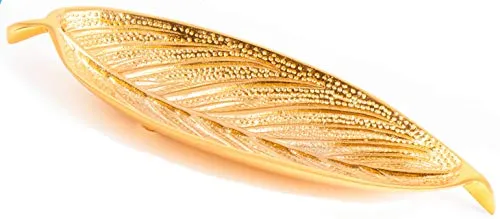 Berk Räucherstäbchenhalter Blatt, vergoldet