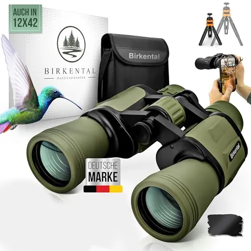 Birkental Fernglas 10x50 für Erwachsene – Leicht, kompakt & wasserdicht