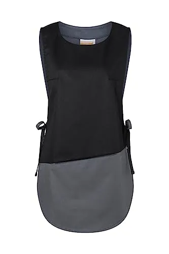 Karlowsky Überwurfkasack Bea - anthrazit/schwarz, Größe III - Medizinische Berufsbekleidung, pflegeleichter Überwurfkasack aus hochveredeltem Köpergewebe mit Brustabnähern und verdeckter Nahttasche für optimalen Tragekomfort.