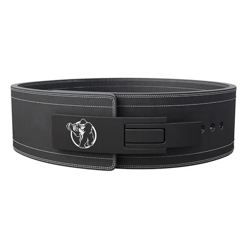 Produktbild GORILLA SPORTS® Gewichthebergürtel aus Vollnarbenleder 10 mm | Optimaler Halt für Krafttraining