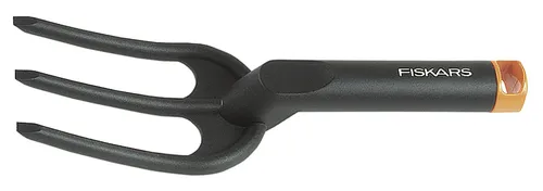 Fiskars Pflanzgabel mit 3 Zinken - 26 cm lang, glasfaserverstärkter Kunststoff, ideal zum Belüften und Lockern der Erde