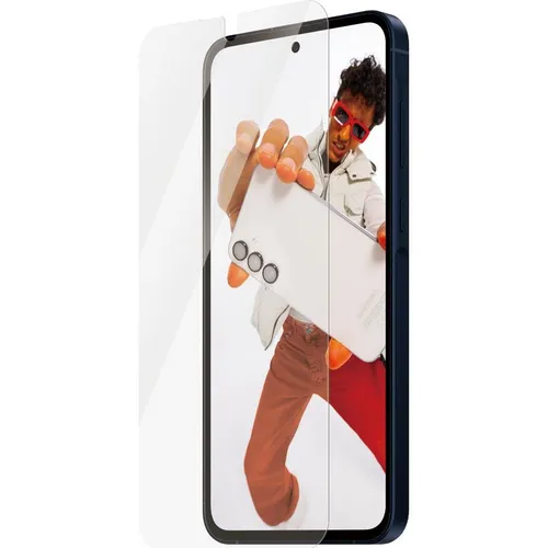 PanzerGlass SAFE. by ® Displayschutz für Samsung Galaxy A56 5G - Displayschutz für Samsung Galaxy A56 5G, ultra-wide fit, kratz- und schockresistent. Schützt dein Display wie ein Airbag und bewahrt die Funktionalität deines Smartphones.