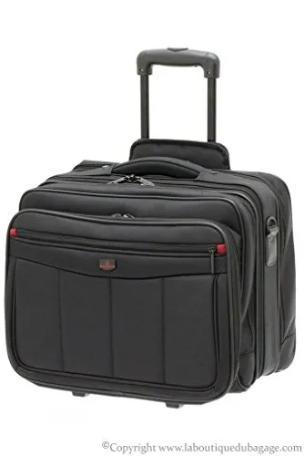 Business Trolley Laptop Tasche Pilotenkoffer - Multifunktional mit Rollen - Pilotenkoffer mit Anti-Schock-Computerfach, zahlreichen Fächern und ergonomischem Griff, ideal für Geschäftsreisen und den täglichen Gebrauch.