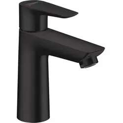 hansgrohe Talis E Waschtisch-Einhebelmischer 71713670, mattschwarz - Waschtischarmaturen mit ComfortZone 110, 112 mm Ausladung und einstellbarer Temperaturbegrenzung für maximalen Komfort und Effizienz.