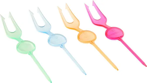 Fackelmann 50409 Partypicker Gabelpicks, 10 cm, 40 Stk. im Beutel